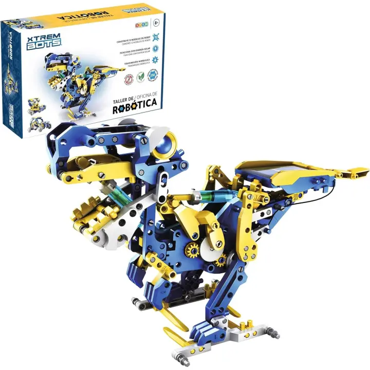 Xtrem Bots - Taller De Robótica Educativa, Juguetes Robotica para Niños 10 Años O Más, Robot Niños, Robot Juguete, Construccion De Robots, Kit Robotica 12 en 1 - 1