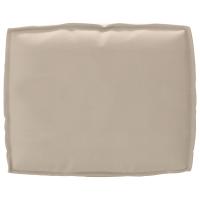 Cojín Exterior vidaXL Taupe Poliéster 50 x 40 x 12 cm Cojín de Sofá - details 5