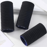50/100pcs Cinturones Para El Cabello Negros Elásticos Para Mujeres Y Niñas Amarre De Goma Para Cola De Caballo Accesorio De Pelo - details 3