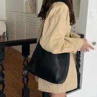 Bolso De Hombro Para Mujer Estilo Minimalista Y Moda En PU Cuero Sólido Bolso Cruzado Versátil Para El Trabajo Con Cierre Hasp - details 11