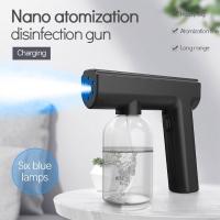 Recargable de mano atomizador eléctrico portátil Pulverizadores inalámbrico con luz azul bajo ruido tanque desinfectante máquina nebulizador - details 0