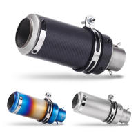 Accesorios De Motocicleta Universal En Acero Inoxidable Modificar Escape Project Muffler 51mm 60mm Para TNT125 GPR150 MT15 R25 XMAX125 250SR PCX - details 0