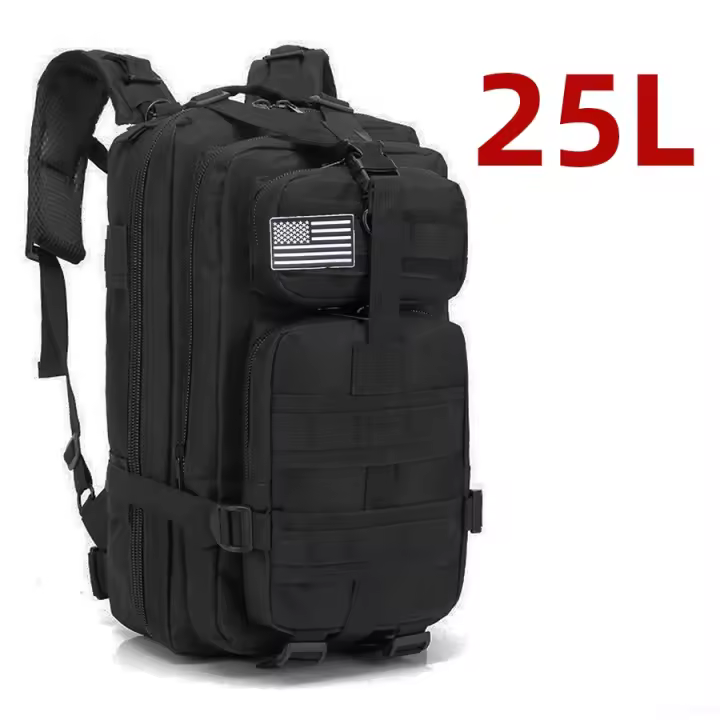 Mochila Táctica De Nylon Impermeable Y Resistente Para Deportes Pesca Caza Camping Senderismo Exterior Unisex 25L/50L - 1