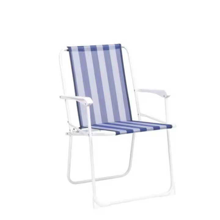 Sillón Playa Alto Alco 617b-0056 - Acero/fibreline - Rayas - Muebles y Electrodomésticos Contreras - ¡Resistente y cómodo para disfrutar al aire libre! - 1