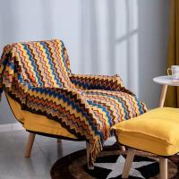 Manta Boho Azteca Baja Estilo Geométrico Tapiz Colgante Para Sofa Cubierta Slipcover Decorativa De Poliéster/Celulosa Manta Portátil Para Adultos - details 13