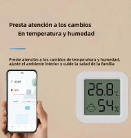 Sensor De Temperatura Y Humedad Bluetooth Tuya Mini Con Pantalla LCD Higrómetro Inteligente Control Remoto Por App Para El Hogar - details 4
