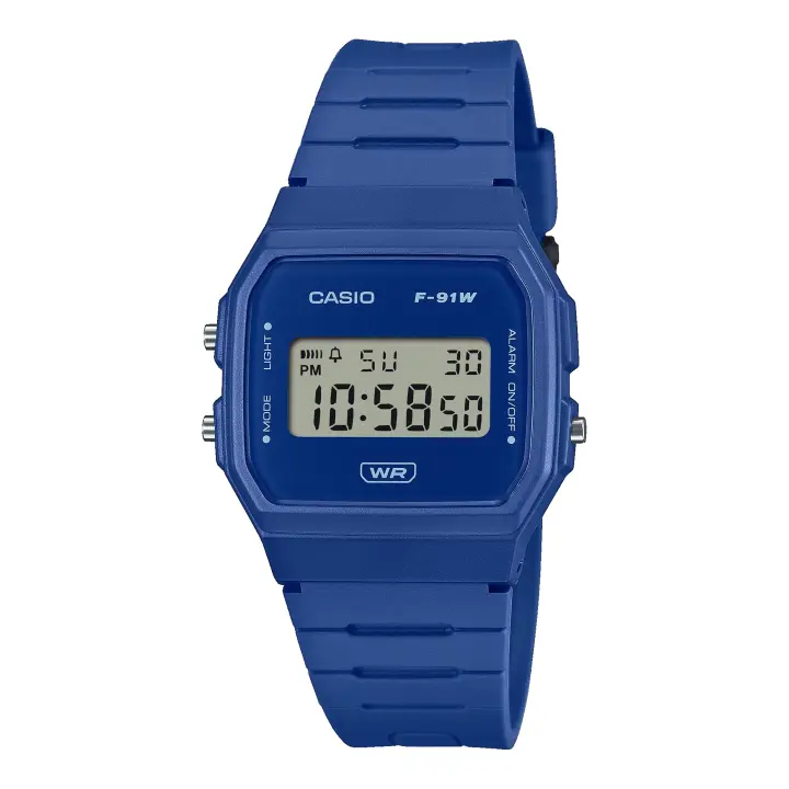 CASIO Reloj de Pulsera F-91WB-2A1EF Unisex DIGITAL - 1