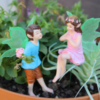 2PC Decoración De Jardín Única Para Día De San Valentín - Fae De Flor Símbolo De Amor Dulce - Adorno Exclusivo Para Exterior - details 15