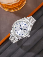 Reloj De Pulsera De Lujo Para Hombre Reloj De Fecha Casual De Acero Inoxidable Reloj De Negocios Deportivo De Lujo Relajado - details 10