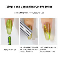 Varita Magnética Fuerte Para Pólen De Ojo De Gato Y Uñas De Manicura Grande Herramienta De Arte De Uñas Color Plateado - details 2