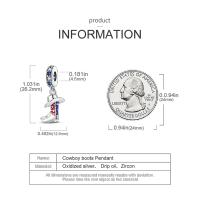 Colgante De Serie Trabajo Y Carrera En Color Plata Para Pulsera Pandora DIY Joyería Para Mujer Zirconia Metálica De Plata - details 2
