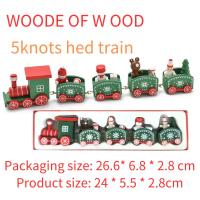 Adorno De Navidad De Tren De Madera/Plástico Decoración De Feliz Navidad Para El Hogar Regalos De Xmas 2023 Día De Año Nuevo 2024 - details 18