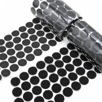 Cinta Adhesiva De Puntos Autoadhesiva Para Manualidades Y Libros Quietos Blanco Negro Nylon Anillo Monedero Bucle Antideslizante Para Sofá Alfombra Y Bolsas - details 8