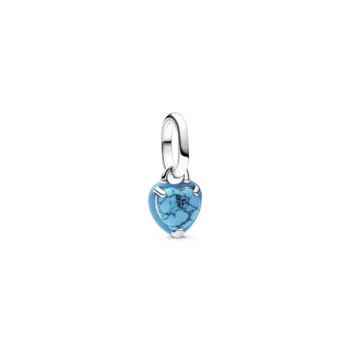 793827C01 - Mini Charm Colgante Corazón Turquesa en Plata de Ley – Pandora ME 793827C01 PANDORA Raíz Novedades Joyas de Plata Joyas Pandora MUJER inicio Charm Pandora Mujer Pandora Original - 1