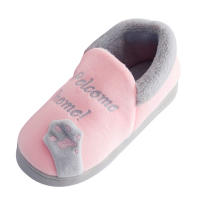 Zapatillas De Invierno Para Mujer Con Dibujos De Gato No Escolapadas Calientes Para El Interior De La Casa Zapatos De Piso - details 1