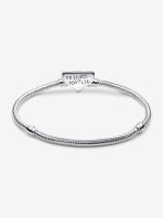 Pandora - Stranger Things - Pulsera de Cadena de serpiente con Cierra-Plata de Ley - details 0