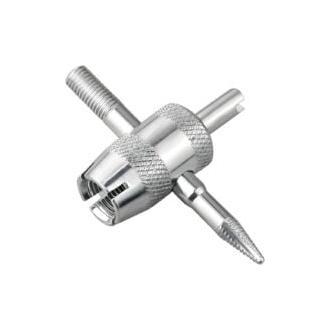 Herramienta de reparación de válvulas de neumáticos CSPARKV, extractor de núcleos de válvulas, herramienta 4 en 1 para extracción de vástagos de válvulas de neumáticos, herramienta multifunción para la reparación de vástagos de neumáticos de automóviles.