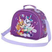 Paw Patrol Bolsa Portamerienda Infantil 3D con Asa para el Hombro, Bolsa Térmica para Almuerzo Skye y Everest La Patrulla Canina, Ideal para Guardería, Colegio, Viaje, Campamento, Vacaciones, Regalo Cumpleaños para Niñas - details 2