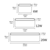 Lámpara De Pared LED Impermeable 12W Moderna Aluminio Luz De Jardín Puerta De Porche Decorativa IP65 110V 220V - details 4
