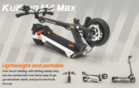 Scooter Eléctrico KuKirin M4 Max, Motor de 800W, Batería de 48V 18.2Ah, Neumáticos de 10 pulgadas, Velocidad Máxima de 45 km/h, Autonomía de 64 km, Frenos de Disco Delanteros y Traseros, Absorción de Choques por Resortes - details 12