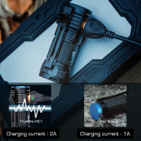 Linterna De Bolsillo Trustfire MC1 Recargable USB 1000 Lúmenes EDC Lámpara LED Magnética Carga Rápida 2A Con Imán Farol De Trabajo - details 2