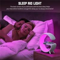 Lámpara De Escritorio Inteligente LED Con Altavoz Bluetooth Y Cargador Inalámbrico Rápido 15W Luz Nocturna RGB Para Dormitorio Y Sala De Juegos - details 10