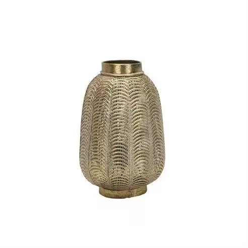 FABRILAMP Lámpara Trikala Cuero Envejecido 1xe27 (39xØ25x25cm) - 1