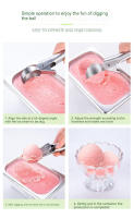 Cuchara De Helado De Acero Inoxidable Herramienta Para Servir Helado Comercial Y Doméstico Forma De Cuchara Para Melón Y Leche Caliente - details 5