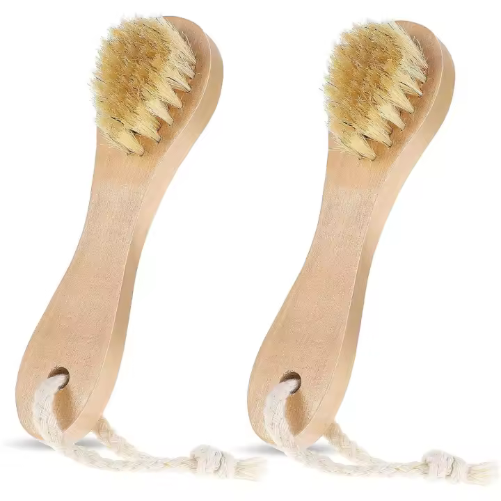 Cepillo de limpieza quitamanchas para ropa, paquete de 2, limpiador de cerdas suaves para telas, pelusas, ropa, sofá, terraza, barra, secadora, estropajo, manchas. - 1