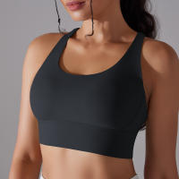 Sujetador Deportivo Para Mujer Alta Soporte Impacto Yoga Running Quick Dry Top Deporte Gimnasio Padded Bralette Sexy - details 19