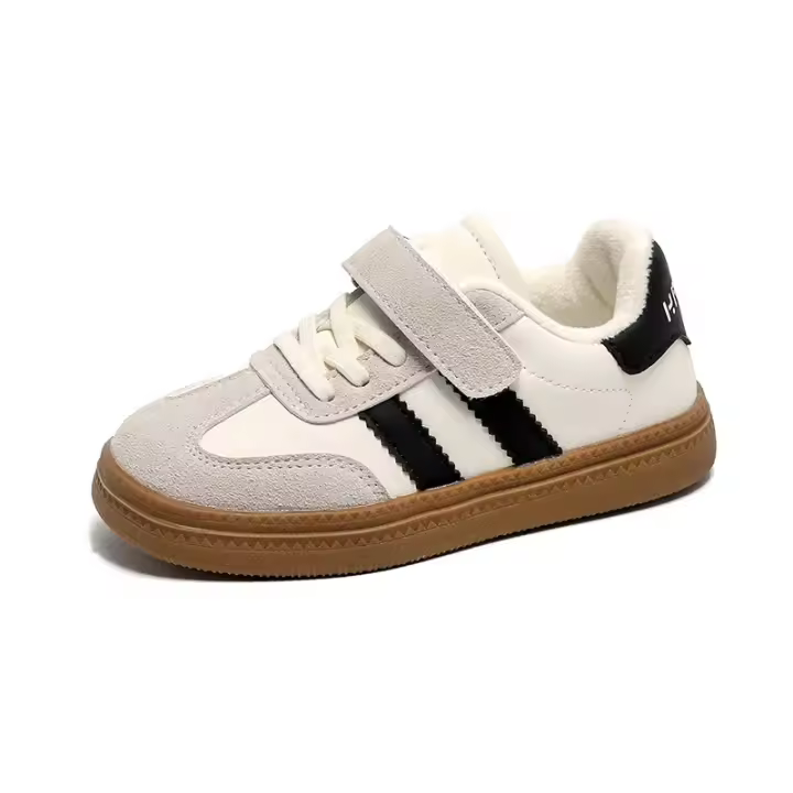 Zapatillas Casuales Para Niños Y Niñas Negras Con Suela Suave Antideslizante Alemanas Para Entrenamiento Unisex Cuero PU Todas Las Estaciones Rojo Moda Otoño Invierno Zapatos Bebé Niños - 1