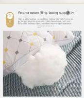Almohada De Veludo De Pluma De Alta Calidad Rebound Core Para Adultos Uso Doméstico Protección Del Cuello Ayuda Al Sueño Rectangular Poliéster/Celulosa De 100% - details 8