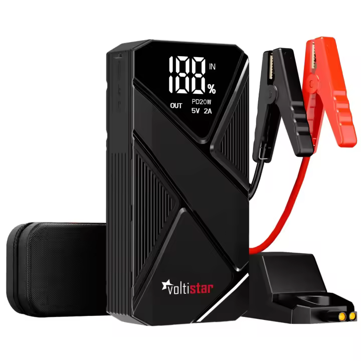 ARRANCADOR DE COCHE 12000MAH INTELIGENTE HASTA 6L GASOLINA Y 4L DIESEL - 1