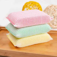 5pcs Esponja De Lavar Platos Espesa Pincel De Limpieza Para Cocina Paño De Limpieza De Cocina Material De Esponja - details 7
