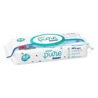 DODOT  Aqua Pure Toallitas Para Bebé con 99% Agua, 3x48 toallitas total 144 unidades, 6x48 toallitas (288), 9x48 toallitas (432) - details 0
