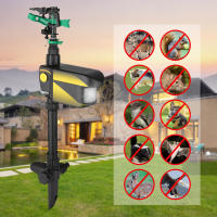 Repelente De Animales Con Rociador Automático Y Solar Activado Por Movimiento Gran Área Para Jardín Repelente De Animales - details 9