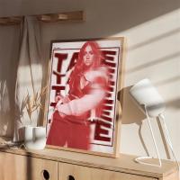 Pegatinas De Pared Tate Mcrae Vintage Artwork Estilo Retro Y Nostálgico Impresión Digital HD Papel Adhesivo Impermeable Decoración Para Hogar Y Oficina - details 4