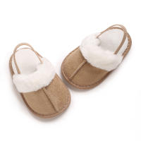 Zapatillas De Invierno Para Bebés Con Cordón Elástico De Lana Suave Y Antideslizante Para Niños Y Niñas Zapatos De Primer Pasos - details 16