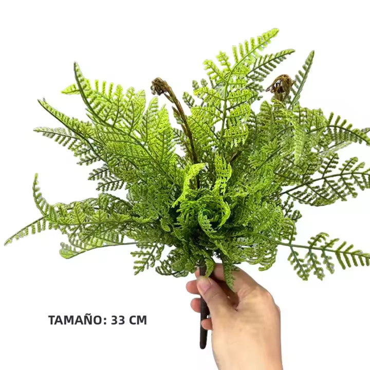 Hojas Dearenal Artificiales 33-48cm Para Decoración De Oficinas Y Hogares Accesorios Para Paredes De Plantas Persa Material De Plástico Para DIY - 1