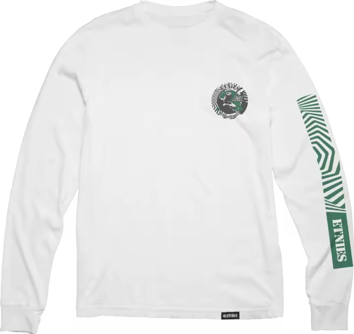 Camiseta Manga Larga Etnies Rebel Sport White - 1