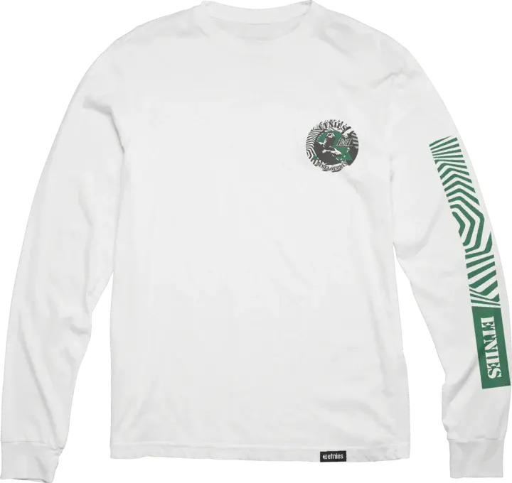 Camiseta Manga Larga Etnies Rebel Sport White - 1