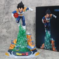 Figura De Colección Dragon Ball Z 25cm Super Saiyan Vegeta Anime PVC Luz Interiorizable Modelo Figura De Decoración Regalo - details 21