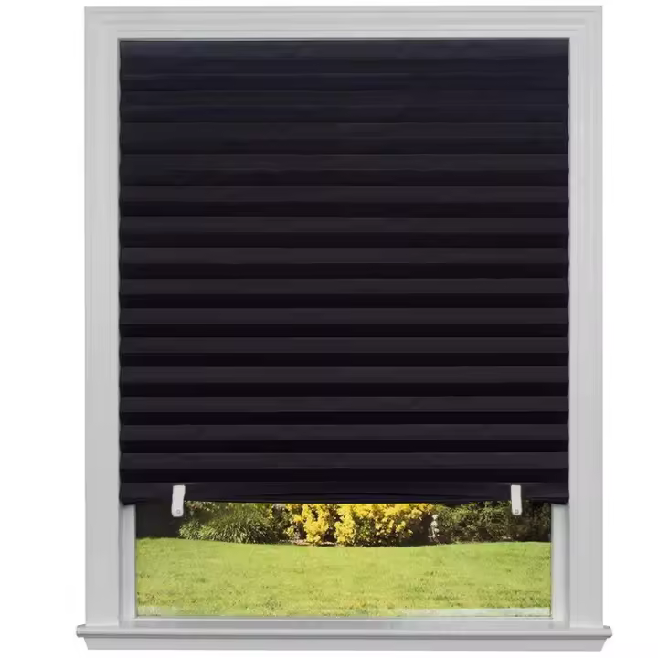 1PC Cortinas Plegables De No Tejido Autoadhesivas Para Cocina Y Balcones Cubiertas Solares Para Ventanas Decorativas Para El Hogar - 1