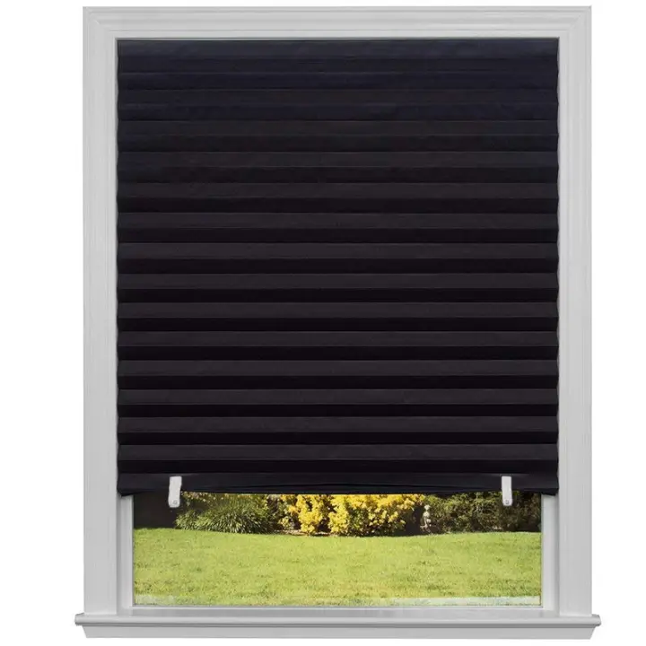 1PC Cortinas Plegables De No Tejido Autoadhesivas Para Cocina Y Balcones Cubiertas Solares Para Ventanas Decorativas Para El Hogar - 1
