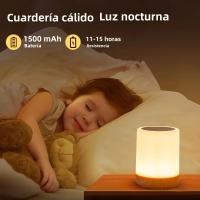 Lámpara De Noche Inteligente RGB 16 Colores Recargable Por USB Para Mesa De Noche Decoración De Dormitorio Regalo Luz De Mesa De Comedor Toque Sensible - details 10