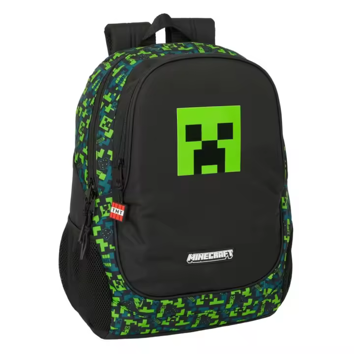 Mochila Adapt.Carro Minecraft "Tnt" 32X44X16Cm (Safta 612547665) - 1