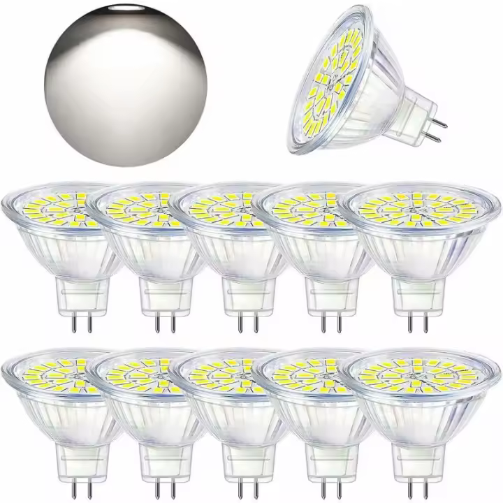 Bombilla LED Blanca Cómoda 6000K MR16 12V 5W Equivalente a 50W de Bombilla de Halógeno - 1