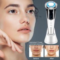 Masajeador Facial Instrumento Multifuncional con Frío Calor Roja y Azul para Antiarrugas, Anti-envejecimiento, Limpieza Profunda, Cuidado Facial - details 4