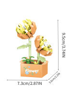 Bloques De Construcción De Plantas Eterna Hibisco Y Girasol Juguete Para Niñas Edad Recomendada 6-12 Años Material ABS - details 19