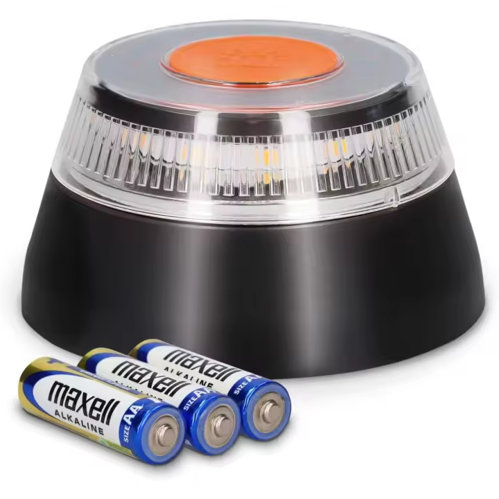 Baliza V16 Homologada por la DGT - Max Star - Señal de Emergencia con Conectividad LTE-M, Luz LED 360° - 1